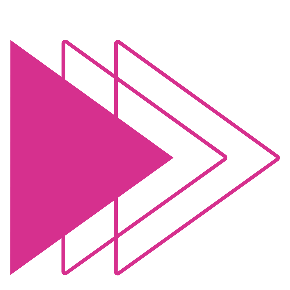 strategic policy advising icon arrows in pink
